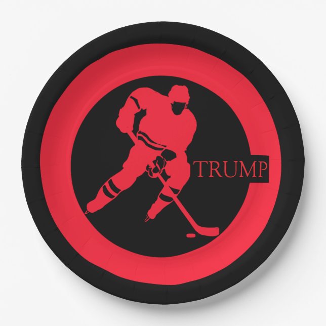 HOCKEY PAPER PLATE (Front)