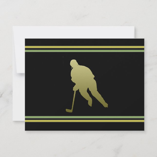 Hockey Party Invitation (Front)