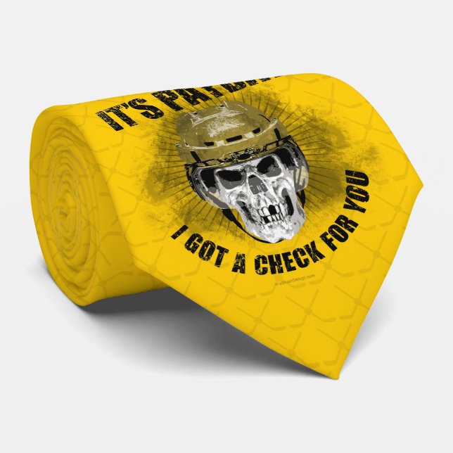 Hockey Payday Tie (Rolled)