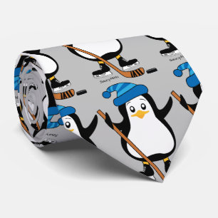 Hockey Penguin Tie