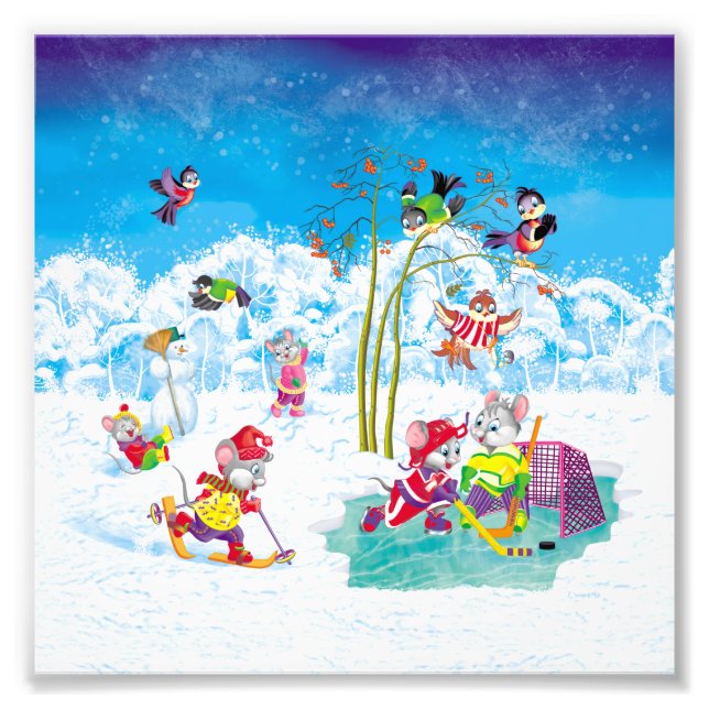 hockey photo print (Front)