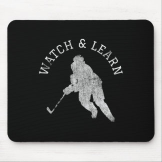 Hockey Player Expertise Bragging  Mouse Pad