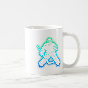 Hockey Player Goalkeeper Men Boys Ice Hockey Goali Coffee Mug