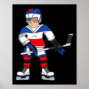 Hockey Player Hockey Lovers Poster