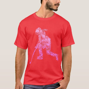 Hockey Player Ice Hockey Youth Women Kids Girls T-Shirt