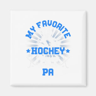 Hockey Player Ice My Favorite Hockey Player Calls Magnet