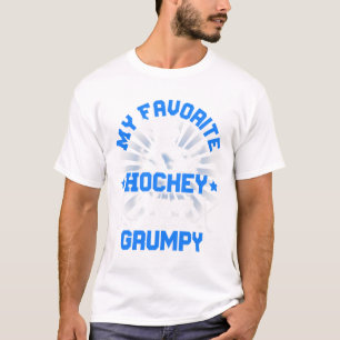 Hockey Player Ice My Favorite Hockey Player Calls  T-Shirt