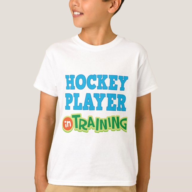 Hockey Player In Training (Future) T-Shirt (Front)