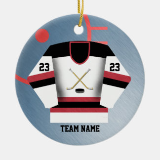 Hockey Player Jersey Ornament