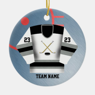 Hockey Player Jersey Ornament