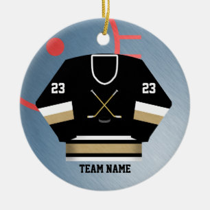 Hockey Player Jersey Ornament