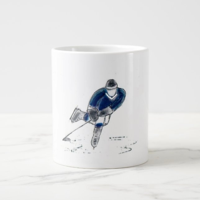 Hockey Player jumbo mug (Front)