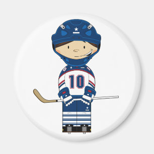 Hockey Player Magnet