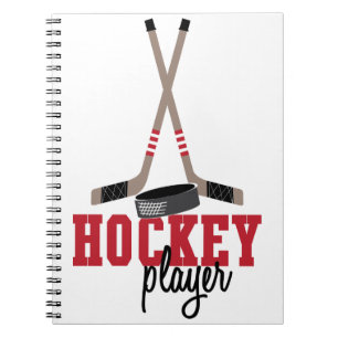 Hockey Player Notebook
