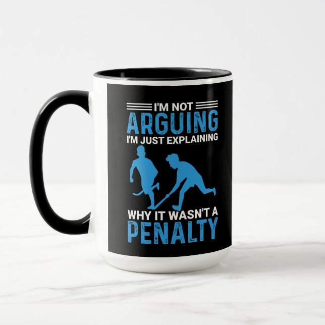 Hockey Player Penalty Mug (Left)