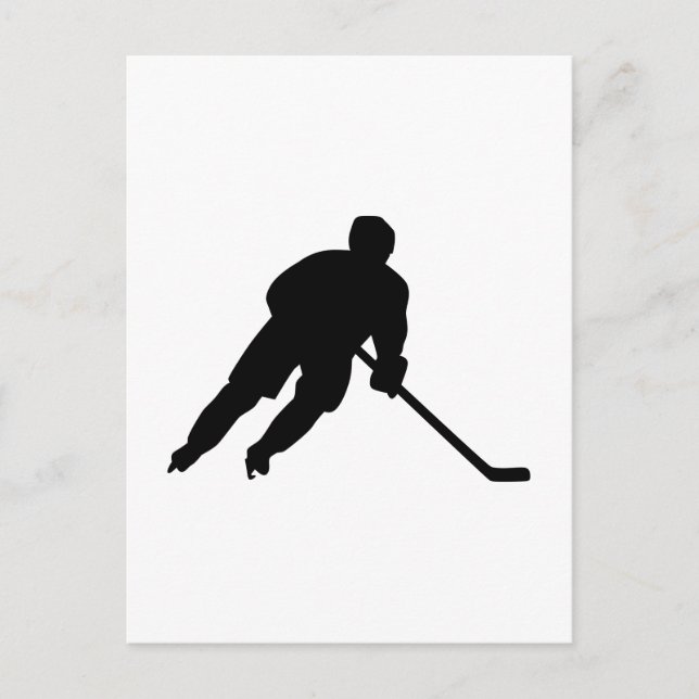 Hockey player postcard (Front)