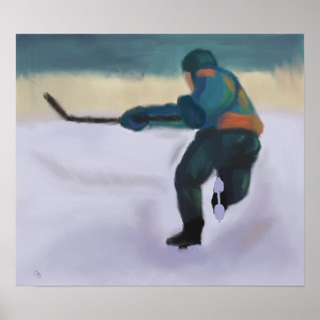Hockey Player, Poster (Front)