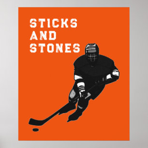 Hockey Player Poster