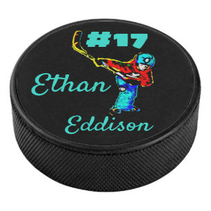 Hockey Player Puck