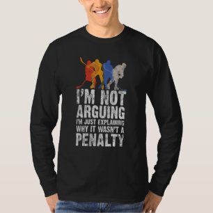 Hockey Player Sports Game Gag  Graphic T-Shirt