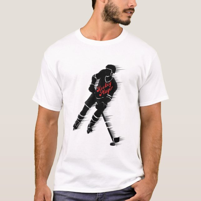hockey player t-shirt (Front)