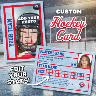 Hockey Player Trading Card Souvenir