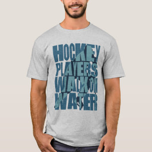 Hockey Players Walk on Water Back Print T-Shirt