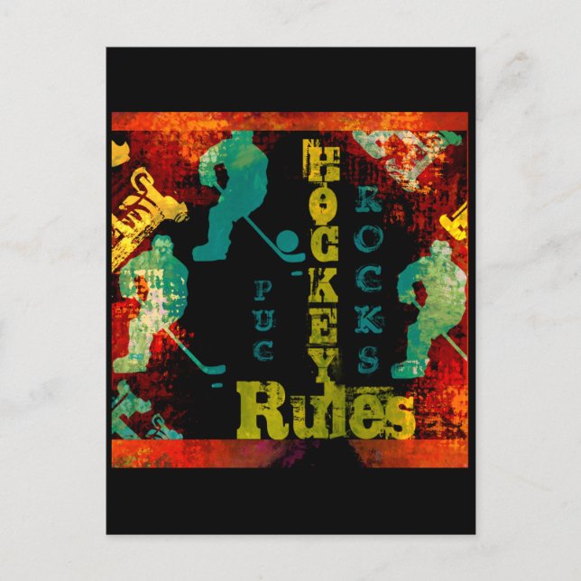 HOCKEY         POSTCARD (Front)