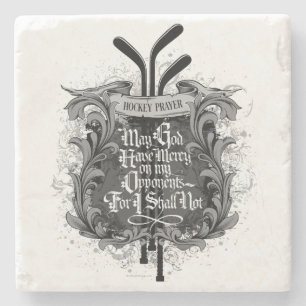 Hockey Prayer Stone Coaster