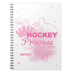 Hockey Princess Spiral Notebook