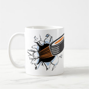 Hockey Puck Breakout Coffee Mug