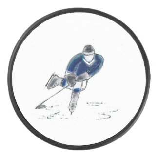 Hockey Puck Customised with Original Art