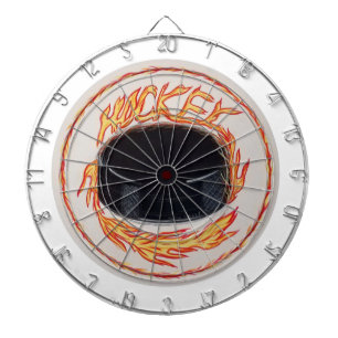 Hockey Puck Fiery Slap Shot Dartboard