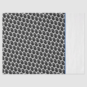 Hockey Puck Pattern Player Game Sports Fun Tissue Paper