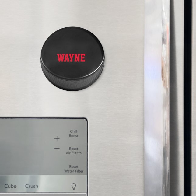 Hockey Puck Personalised Magnet (In Situ (Fridge))