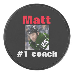 Hockey Puck Personalised with photo and text