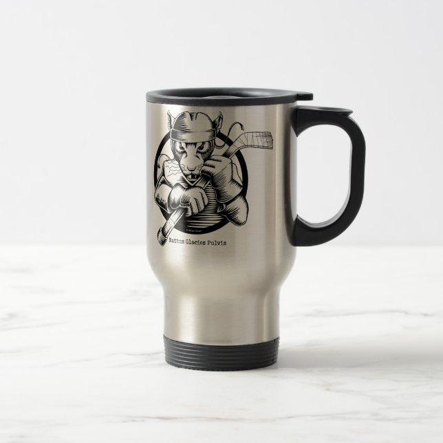 Hockey Rat Travel Mug (Right)