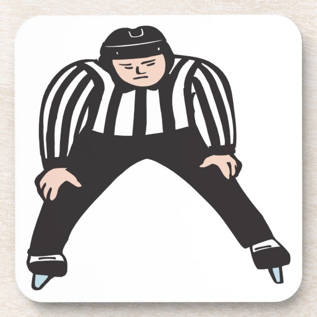 Hockey Referee Coaster (Front)