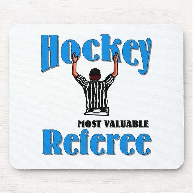 Hockey Referee Mouse Pad (Front)