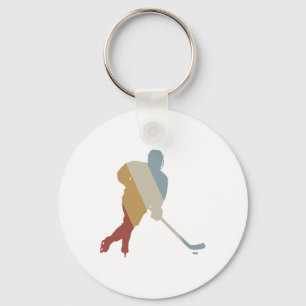 Hockey Retro Style Vintage (1) Key Ring