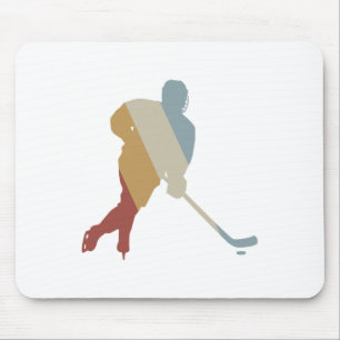 Hockey Retro Style Vintage  Mouse Pad