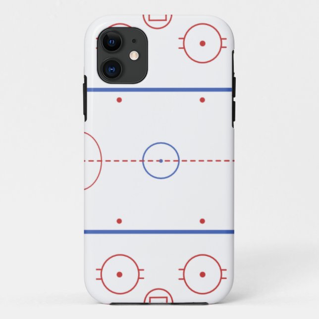 Hockey Rink iPhone Case (Back)