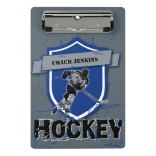 Hockey Rink Layout Coach Mini Clipboard