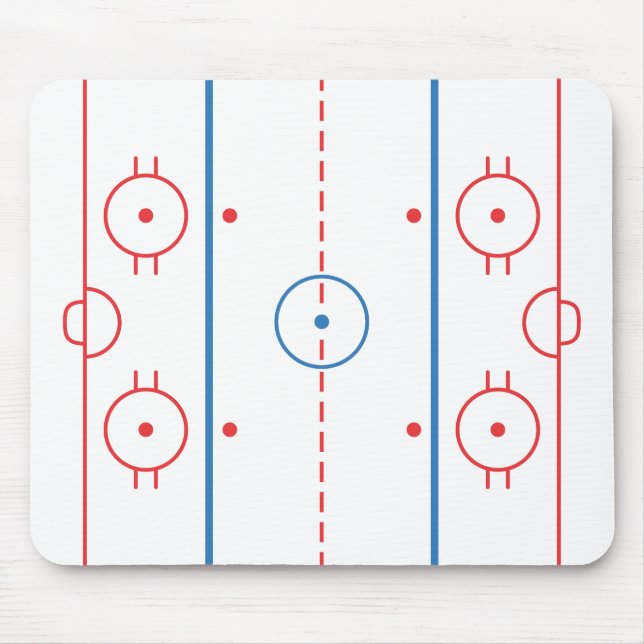 Hockey Rink Mousepad (Front)