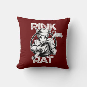 Hockey Rink Rat Cushion