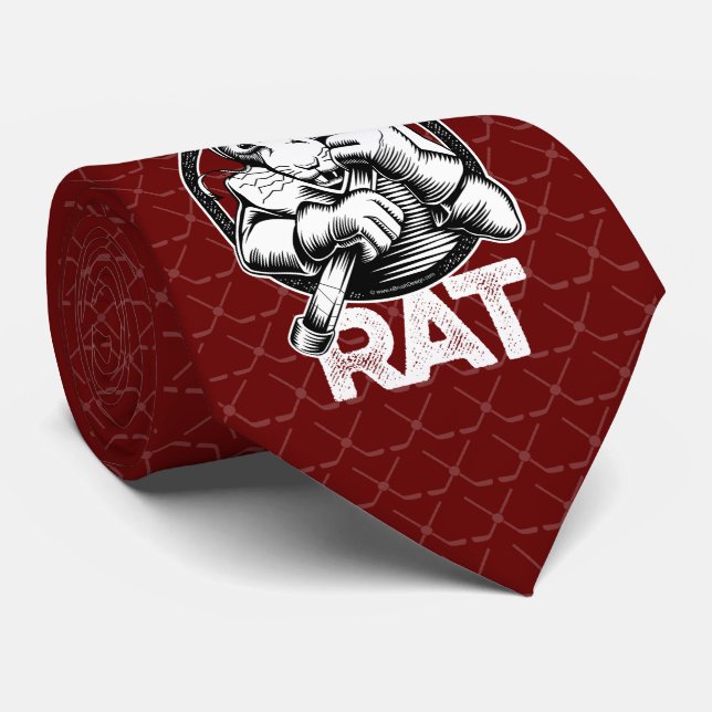 Hockey Rink Rat Tie (Rolled)
