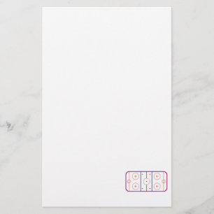 Hockey Rink Stationery