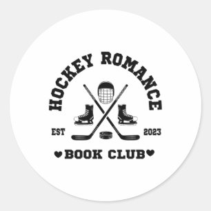 Hockey Romance Book Club  Classic Round Sticker