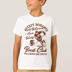 Hockey Romance Smut Reader Book Club Book Lover Bo T-Shirt