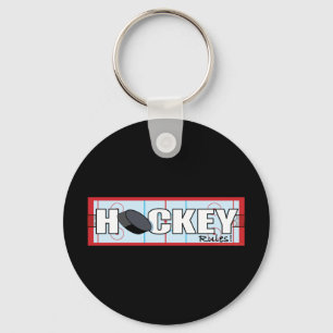 Hockey Rules Key Ring